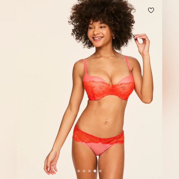 Adore Me Cyla Push Up Bra and Matching Panty Set NWT Women’s Size 36D / Large - Picture 5 of 9